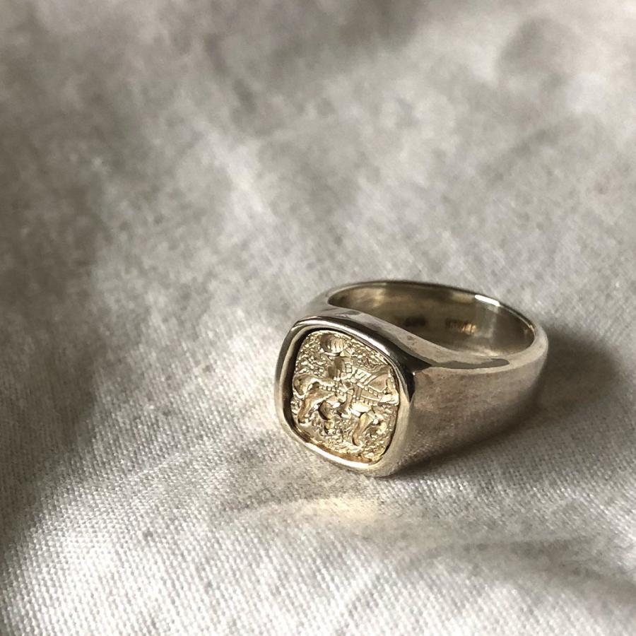 イロンデール エペパン hirondelle et pepin / silver sr-19ss-38 シルバー インタリオ ワイドリング 2 レディース 指輪 ギフト プレゼント 記… | hirondelle | 01