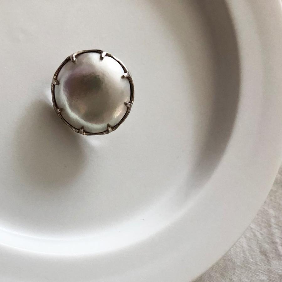 イロンデール エペパン hirondelle et pepin / silver sp-19ss-18 シルバー マベパール ピアス (片耳タイプ) レディース ギフト プレゼント ア… | hirondelle