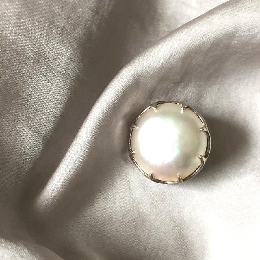 イロンデール エペパン hirondelle et pepin / silver sp-19ss-18 シルバー マベパール ピアス (片耳タイプ) レディース ギフト プレゼント ア… | hirondelle | 02