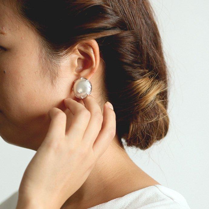 イロンデール エペパン hirondelle et pepin / silver sp-19ss-18 シルバー マベパール ピアス (片耳タイプ) レディース ギフト プレゼント ア… | hirondelle | 07