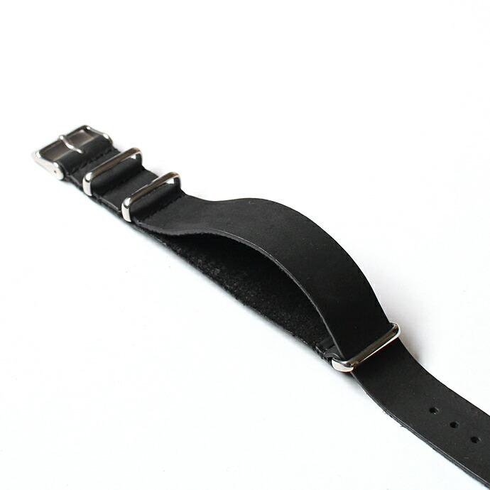 NATO Leather Strap 18mm - Black NATOタイプ レザーストラップ ブラック |  | 05