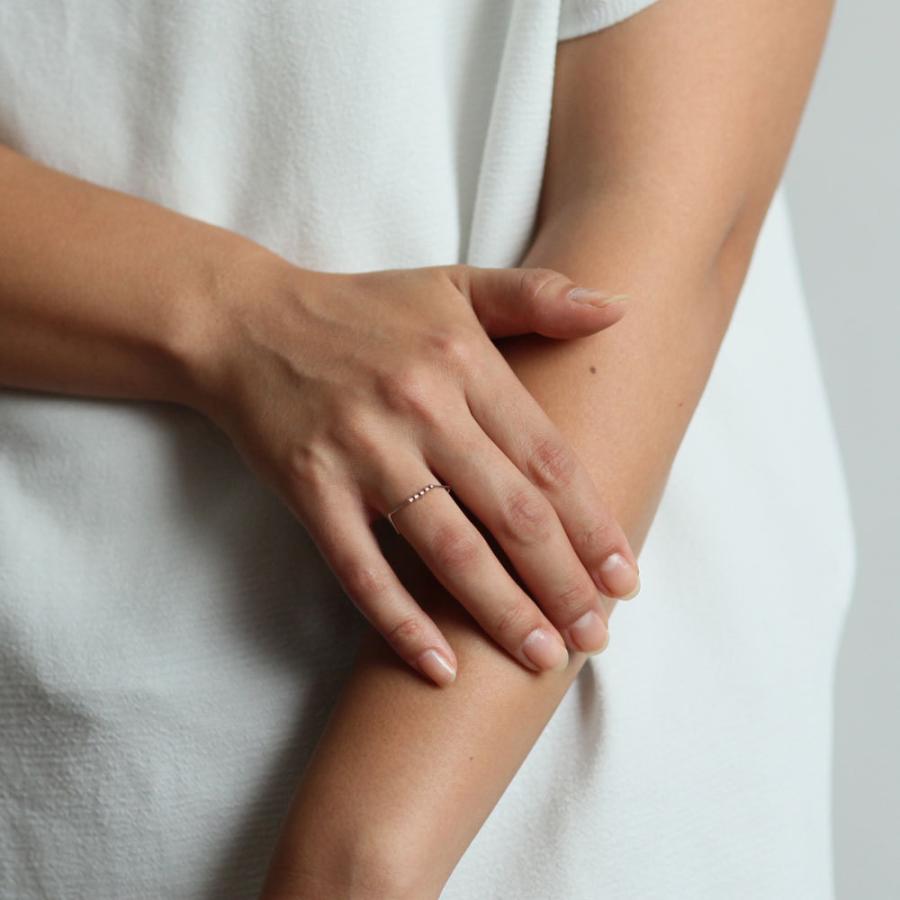 siki (シキ) / SK-R41-K10YG-SV / silver 七角形とドットのコンビネーションリング |  | 02