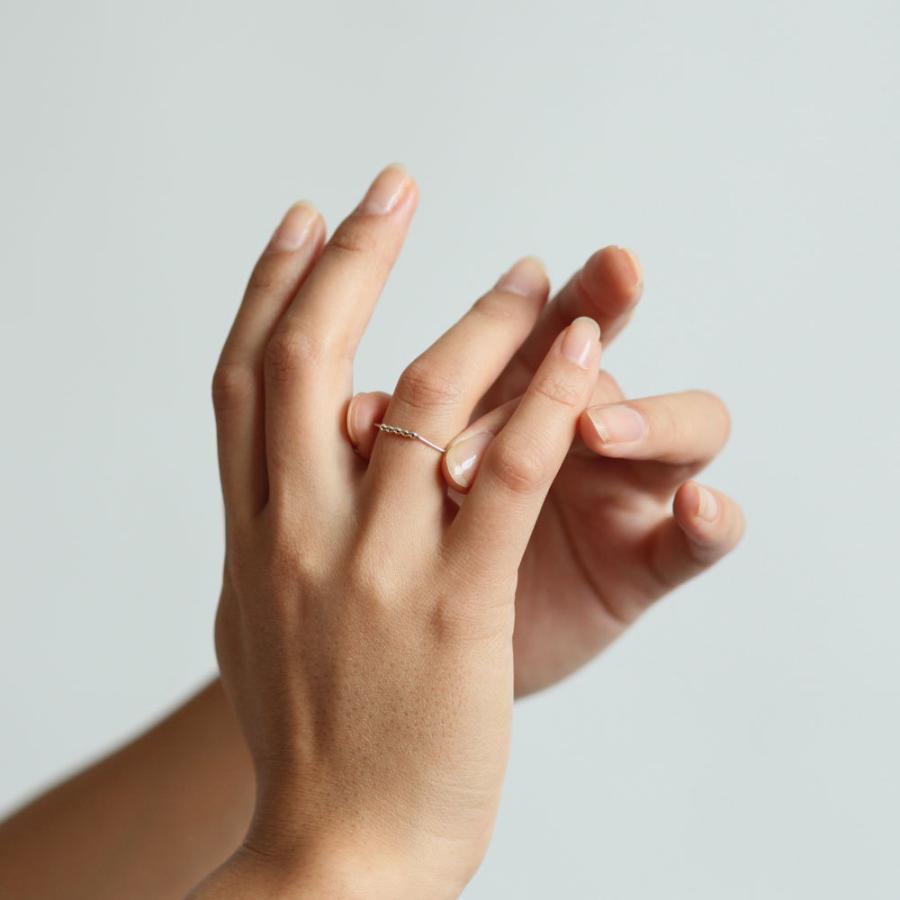 siki (シキ) / SK-R41-K10YG-SV / silver 七角形とドットのコンビネーションリング |  | 03