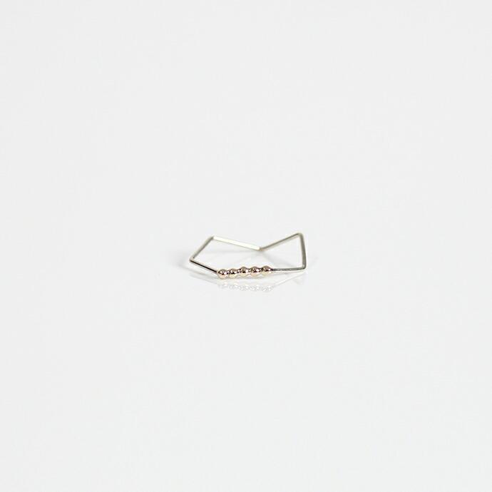 siki (シキ) / SK-R41-K10YG-SV / silver 七角形とドットのコンビネーションリング |  | 04