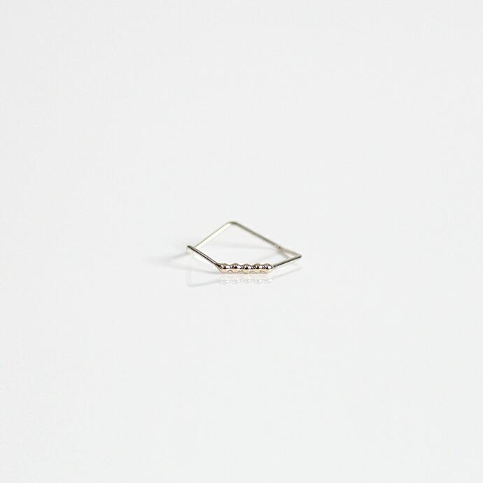 siki (シキ) / SK-R41-K10YG-SV / silver 七角形とドットのコンビネーションリング |  | 05