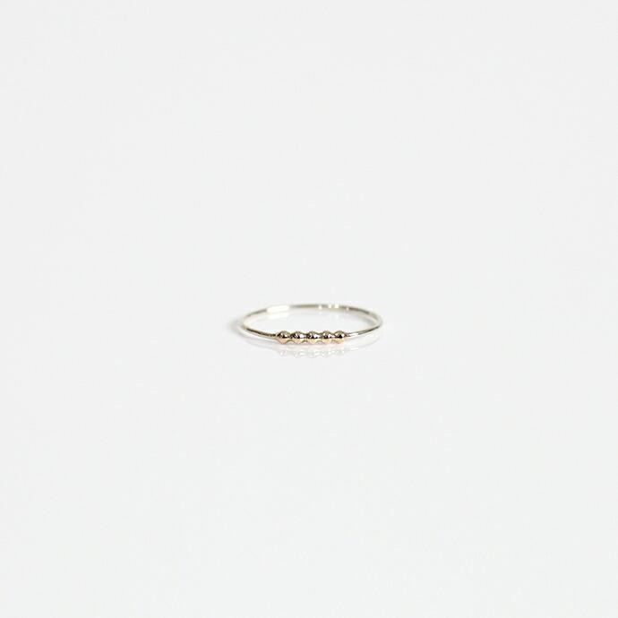 siki (シキ) / SK-R42-K10YG-SV / silver ドット コンビネーションリング |  | 04