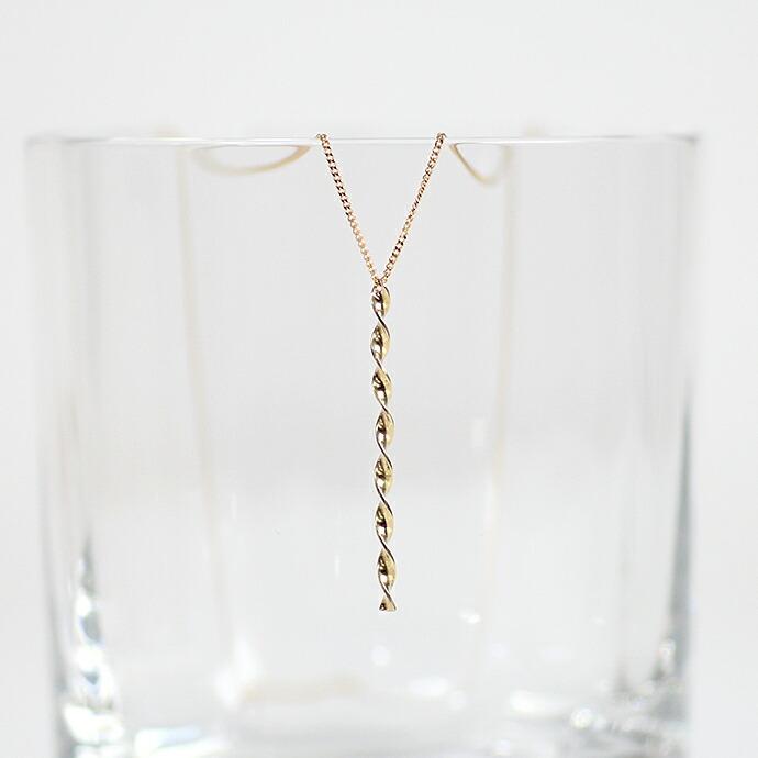 siki (シキ) / SK-N09-K18YG / ゴールドスクリューネックレス | 