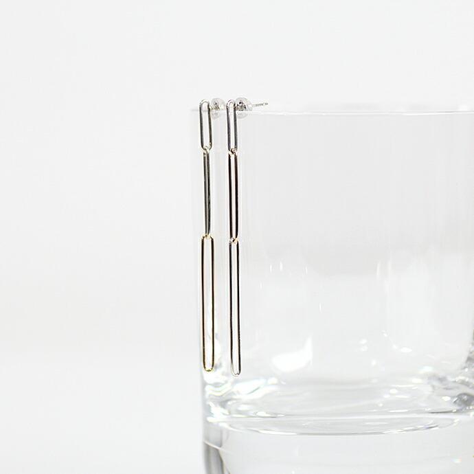 siki (シキ) / SK-PP20-K10YG-SV / シルバー×ゴールド ランダムチェーンピアス |  | 03