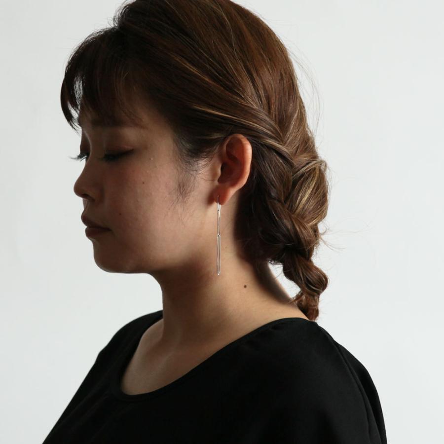siki (シキ) / SK-PP20-K10YG-SV / シルバー×ゴールド ランダムチェーンピアス |  | 05