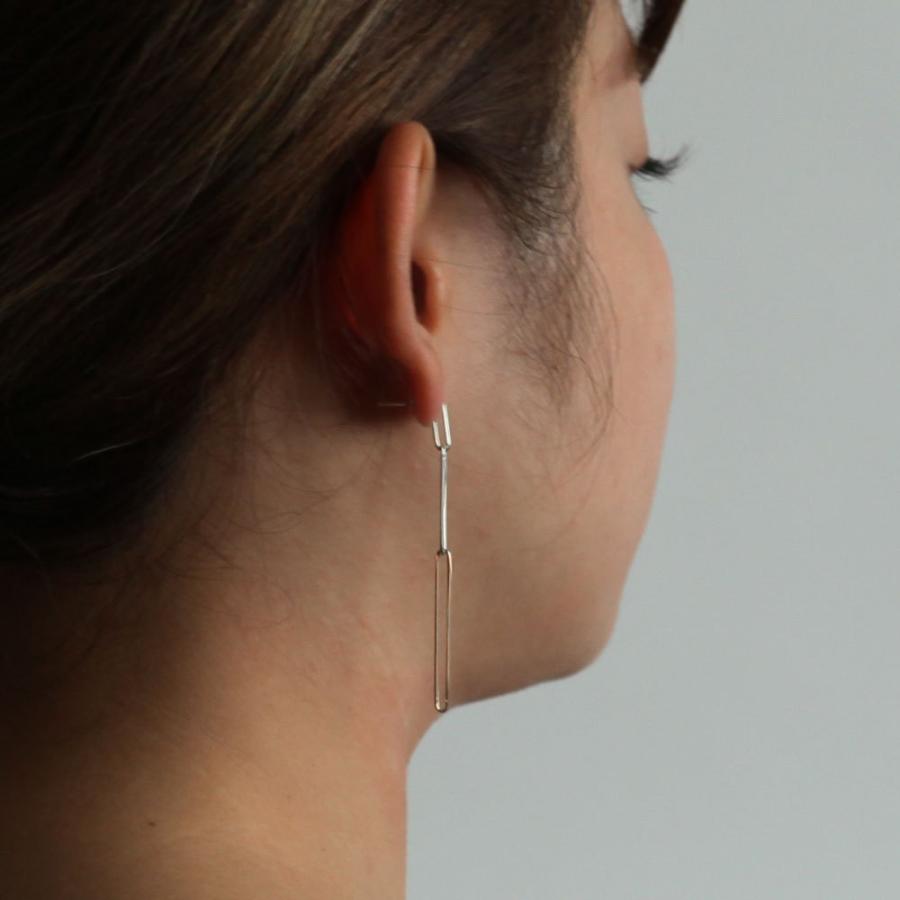 siki (シキ) / SK-PP20-K10YG-SV / シルバー×ゴールド ランダムチェーンピアス |  | 06