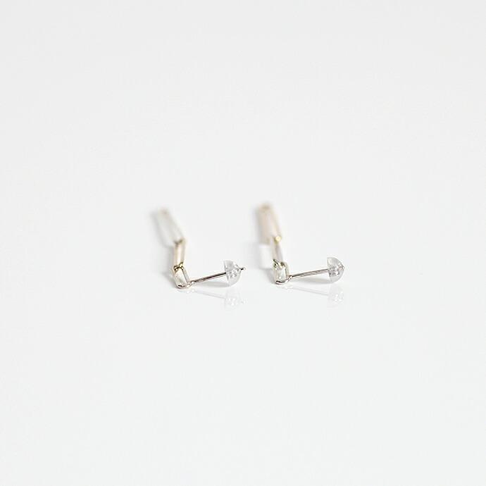 siki (シキ) / SK-PP20-K10YG-SV / シルバー×ゴールド ランダムチェーンピアス |  | 08