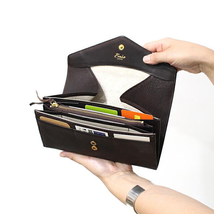 Ense（アンサ） / garcon wallet レザー ロングウォレット mw505 - 全4色 送料無料 長財布 フラップ 日本製 本革 収納力抜群 プレゼント… |  | 13