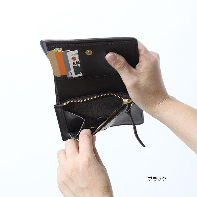 Ense（アンサ） / wallet レザー 二つ折りウォレット mw802 - 全3色 送料無料 財布 コンパクト シンプル 小さい ミニ ミニマリスト 日本… |  | 03