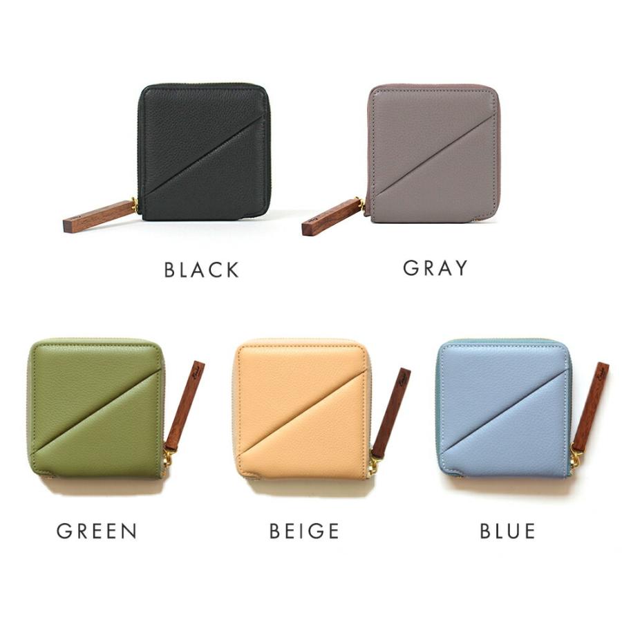 Ense（アンサ） / zipper wallet レザー ラウンドファスナー 二つ折り ウォレット ew125 - 全5色 送料無料 コンパクト ミニ 財布 小さい… | Zipper | 10
