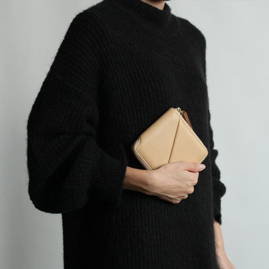 Ense（アンサ） / zipper wallet レザー ラウンドファスナー 二つ折り ウォレット ew125 - 全5色 送料無料 コンパクト ミニ 財布 小さい… | Zipper | 11