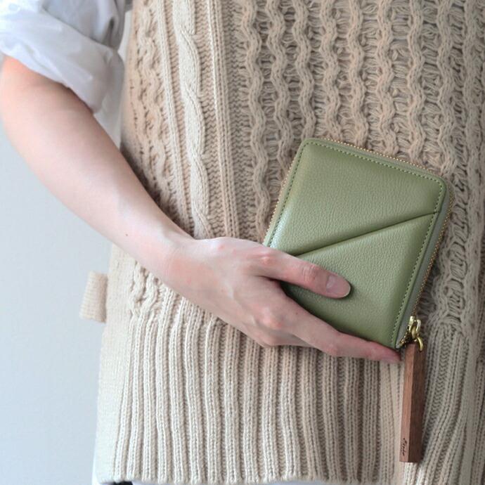 Ense（アンサ） / zipper wallet レザー ラウンドファスナー 二つ折り ウォレット ew125 - 全5色 送料無料 コンパクト ミニ 財布 小さい… | Zipper | 14