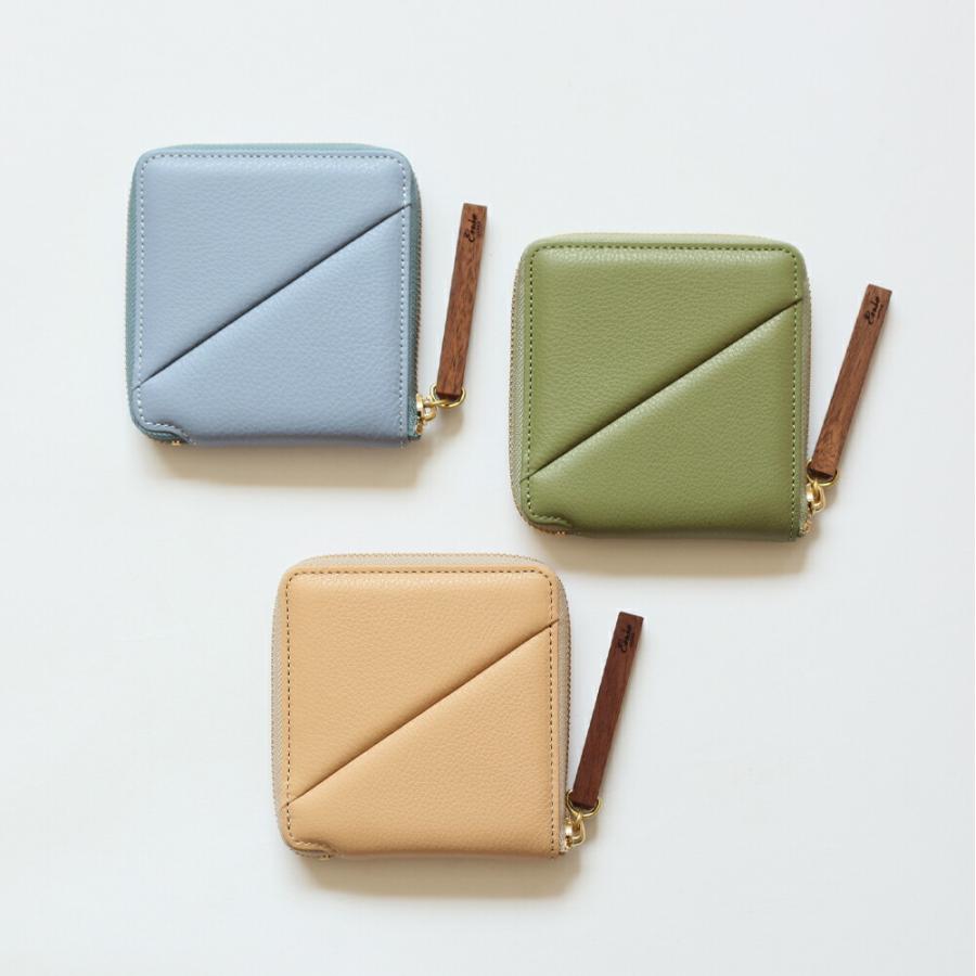 Ense（アンサ） / zipper wallet レザー ラウンドファスナー 二つ折り ウォレット ew125 - 全5色 送料無料 コンパクト ミニ 財布 小さい… | Zipper | 16