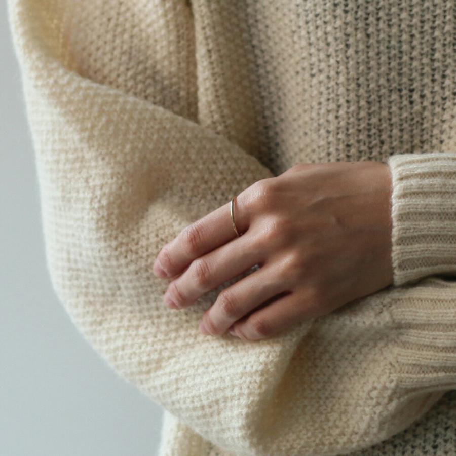 UNKNOWN. (アンノウン) / k10 U001 NORM リング XS - ゴールド レディース メンズ ユニセックス ギフト プレゼント アクセサリー 指輪 ペアリン… | UNKNOWN. | 01