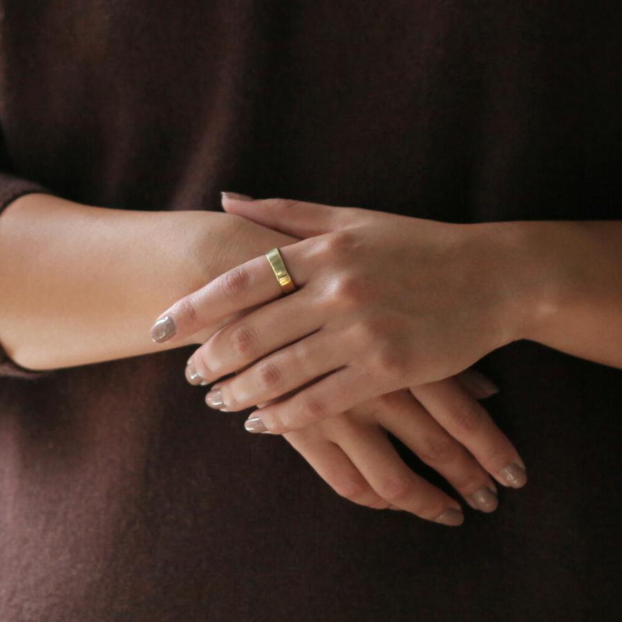 UNKNOWN. (アンノウン) / U006 FLAT リング 5mm - 真鍮 レディース メンズ ユニセックス ギフト プレゼント アクセサリー 指輪 ペアリング シン… | UNKNOWN. | 06