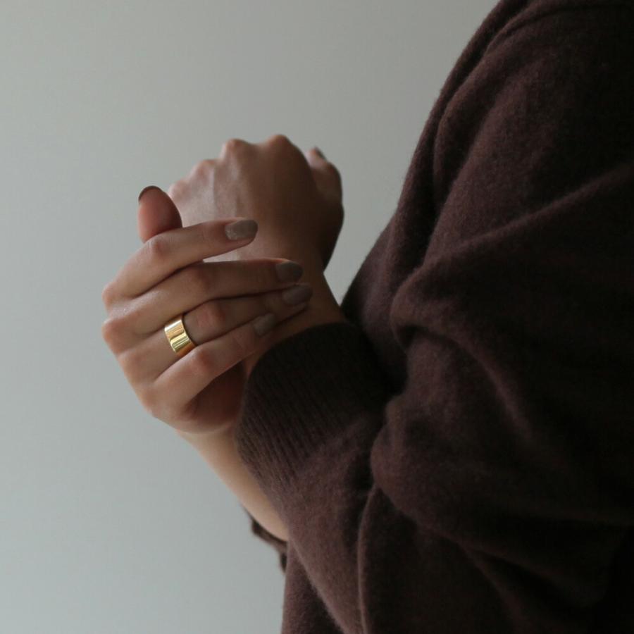 UNKNOWN. (アンノウン) / U007 FLAT リング 10mm - 真鍮 レディース メンズ ユニセックス ギフト プレゼント アクセサリー 指輪 ペアリング シ… | UNKNOWN. | 01