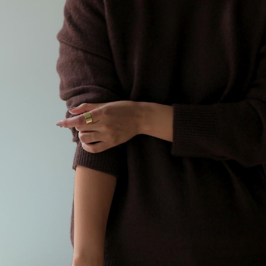 UNKNOWN. (アンノウン) / U007 FLAT リング 10mm - 真鍮 レディース メンズ ユニセックス ギフト プレゼント アクセサリー 指輪 ペアリング シ… | UNKNOWN. | 02