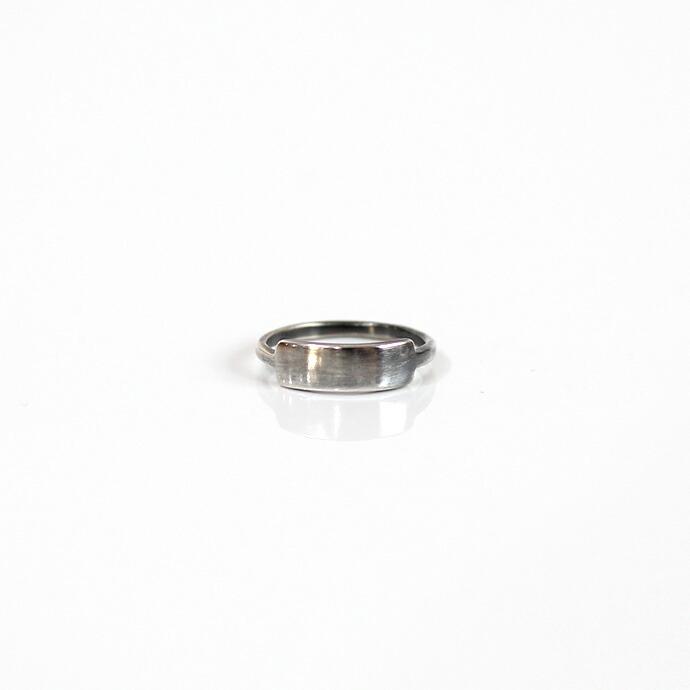 UNKNOWN. (アンノウン) / silver925 U018 I.D リング - ブラック レディース メンズ ユニセックス ギフト プレゼント アクセサリー 指輪 ペアリ… | UNKNOWN.