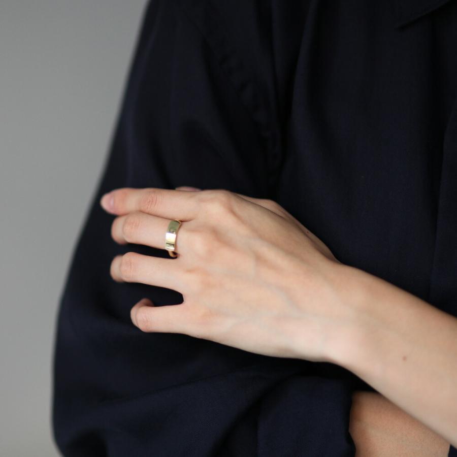 UNKNOWN. (アンノウン) / k10 U018 I.D リング - ゴールド レディース メンズ ユニセックス ギフト プレゼント アクセサリー 指輪 ペアリング … | UNKNOWN. | 01