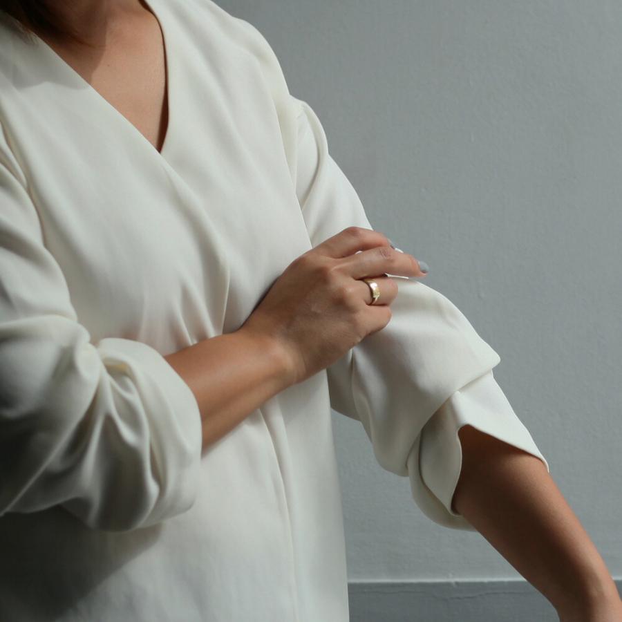 UNKNOWN. (アンノウン) / k10 U018 I.D リング - ゴールド レディース メンズ ユニセックス ギフト プレゼント アクセサリー 指輪 ペアリング … | UNKNOWN. | 06