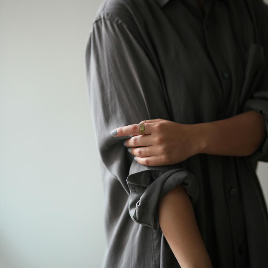 UNKNOWN. (アンノウン) / U040 BOARD1 リング - 真鍮 レディース メンズ ユニセックス ギフト プレゼント アクセサリー 指輪 ペアリング シンプ… | UNKNOWN. | 01