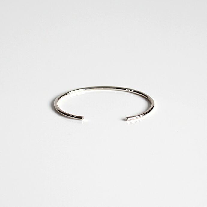 UNKNOWN. (アンノウン) / silver950 U214 NORM バングル 2.5mm - シルバー レディース メンズ ユニセックス ギフト プレゼント アクセサリー ブ… | UNKNOWN. | 01