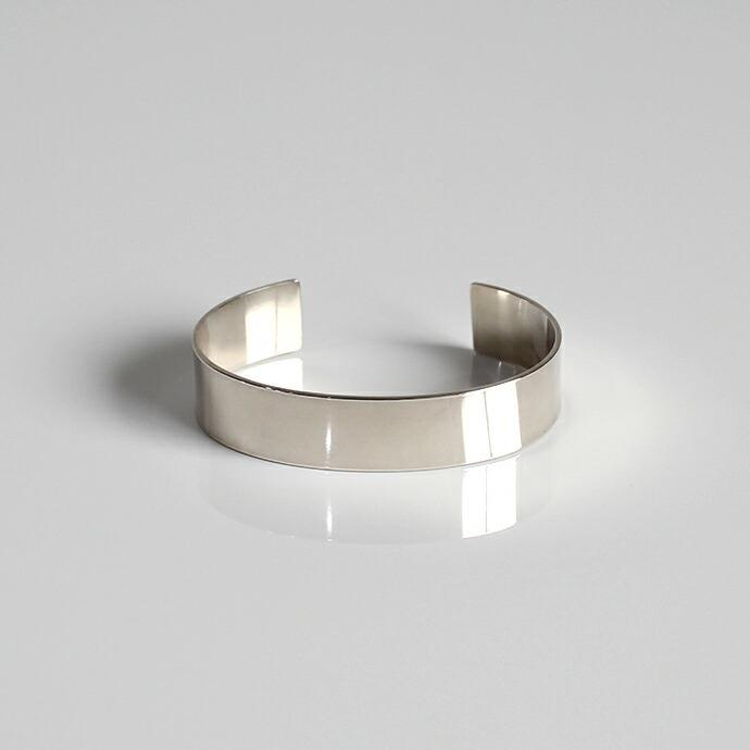 UNKNOWN. (アンノウン) / silver950 U218 FLAT バングル 15mm - シルバー レディース メンズ ユニセックス ギフト プレゼント アクセサリー ブ… | UNKNOWN. | 01