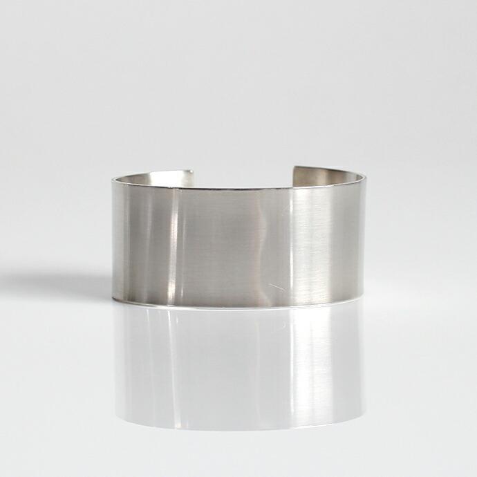 UNKNOWN. (アンノウン) / silver950 U220 FLAT バングル 30mm - シルバー レディース メンズ ユニセックス ギフト プレゼント アクセサリー ブ… | UNKNOWN.