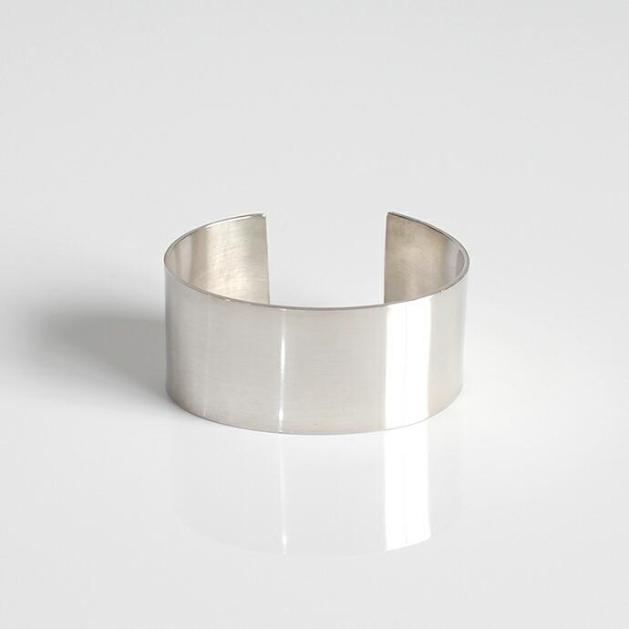 UNKNOWN. (アンノウン) / silver950 U220 FLAT バングル 30mm - シルバー レディース メンズ ユニセックス ギフト プレゼント アクセサリー ブ… | UNKNOWN. | 01