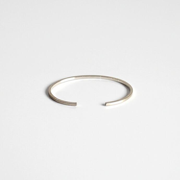 UNKNOWN. (アンノウン) / silver950 U224 SQUARE バングル 2mm - シルバー レディース メンズ ユニセックス ギフト プレゼント アクセサリー ブ… | UNKNOWN. | 02