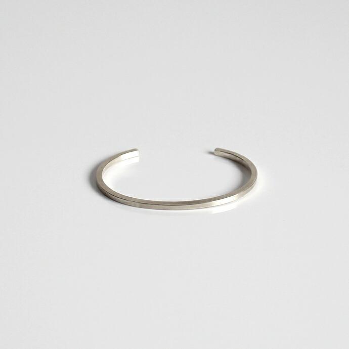 UNKNOWN. (アンノウン) / silver950 U225 SQUARE バングル 2.5mm - シルバー レディース メンズ ユニセックス ギフト プレゼント アクセサリー … | UNKNOWN. | 01