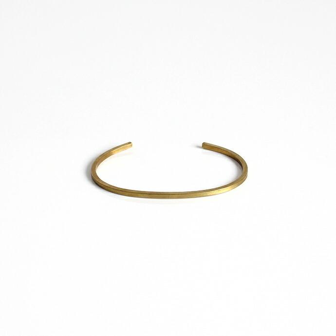 UNKNOWN. (アンノウン) / U224 SQUARE バングル 2mm - ゴールド レディース メンズ ユニセックス ギフト プレゼント アクセサリー ブレスレット… | UNKNOWN. | 01