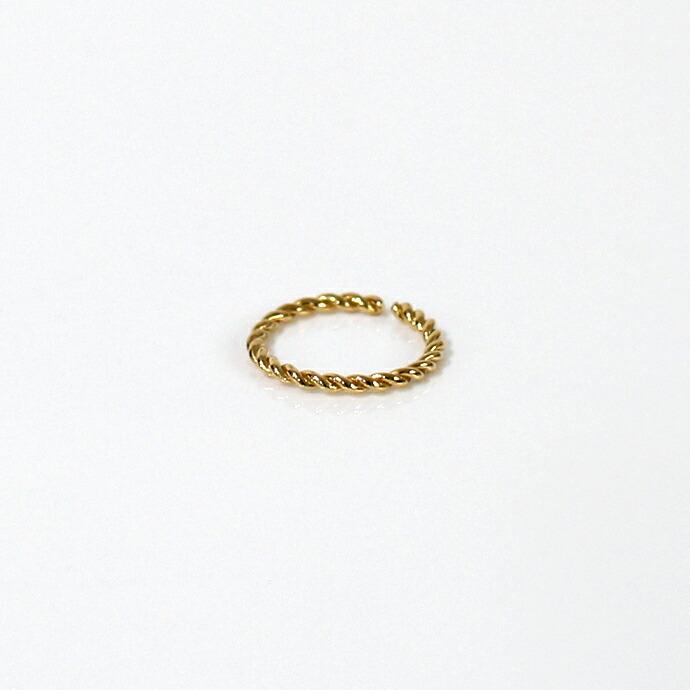 UNKNOWN. (アンノウン) / Goldplate U509 TWIST リング S - ゴールド HIGH QUALITY LINE レディース メンズ ユニセックス ギフト プレゼント ア… | UNKNOWN. | 01