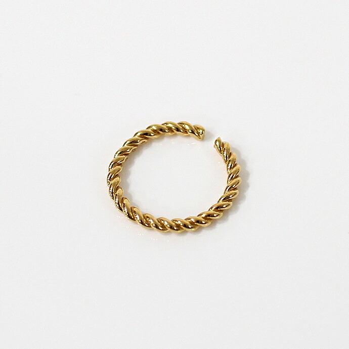UNKNOWN. (アンノウン) / Goldplate U509 TWIST リング M - ゴールド HIGH QUALITY LINE レディース メンズ ユニセックス ギフト プレゼント ア… | UNKNOWN. | 02