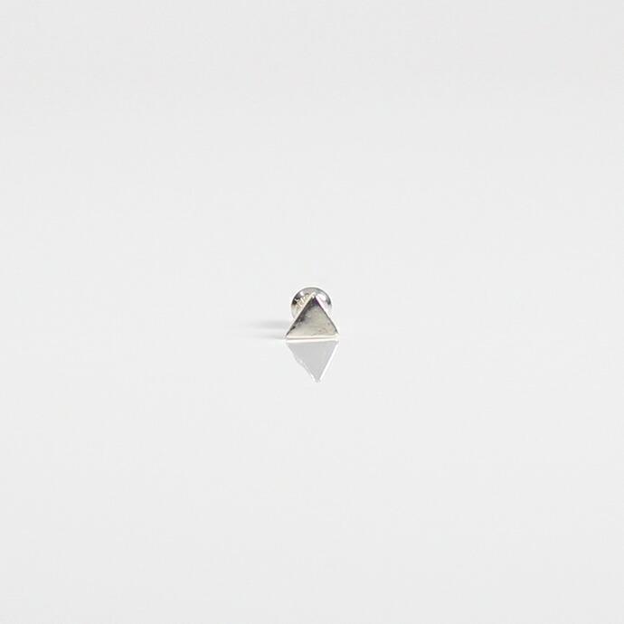 UNKNOWN. (アンノウン) / silver925 U314 TRIANGLE ピアス - シルバー (片耳タイプ) レディース メンズ ユニセックス ギフト プレゼント アクセ… | UNKNOWN.
