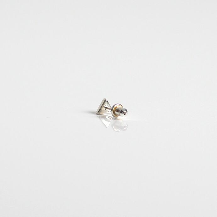UNKNOWN. (アンノウン) / silver925 U314 TRIANGLE ピアス - シルバー (片耳タイプ) レディース メンズ ユニセックス ギフト プレゼント アクセ… | UNKNOWN. | 03