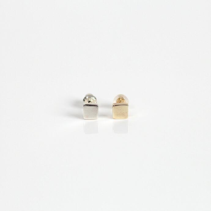 UNKNOWN. (アンノウン) / silver925 U315 SQUARE ピアス - シルバー (片耳タイプ) レディース メンズ ユニセックス ギフト プレゼント アクセサ… | UNKNOWN. | 04