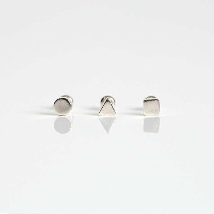 UNKNOWN. (アンノウン) / silver925 U315 SQUARE ピアス - シルバー (片耳タイプ) レディース メンズ ユニセックス ギフト プレゼント アクセサ… | UNKNOWN. | 05