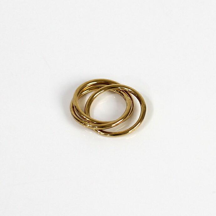 UNKNOWN. (アンノウン) / U523 TRIPLE リング S - 真鍮 HIGH QUALITY LINE レディース メンズ ユニセックス ギフト プレゼント アクセサリー 指… | UNKNOWN. | 01
