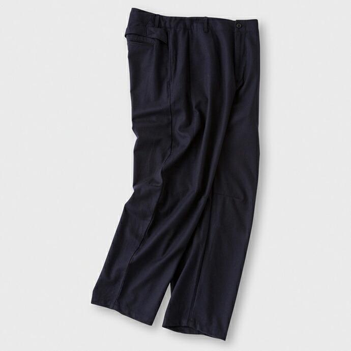 WISLOM / LUCIE 1.1 ワイドトラウザー - FLAN ネイビー 18-10306M【送料無料】   買い回り 買い周り 買いまわり ポイント消化 | WISLOM | 02