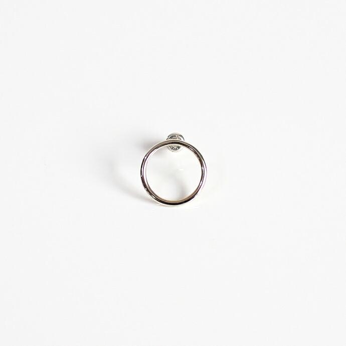 UNKNOWN. (アンノウン) / silver925 U322 THIN CIRCLE ピアス - シルバー (片耳タイプ) レディース メンズ ユニセックス ギフト プレゼント ア… | UNKNOWN.