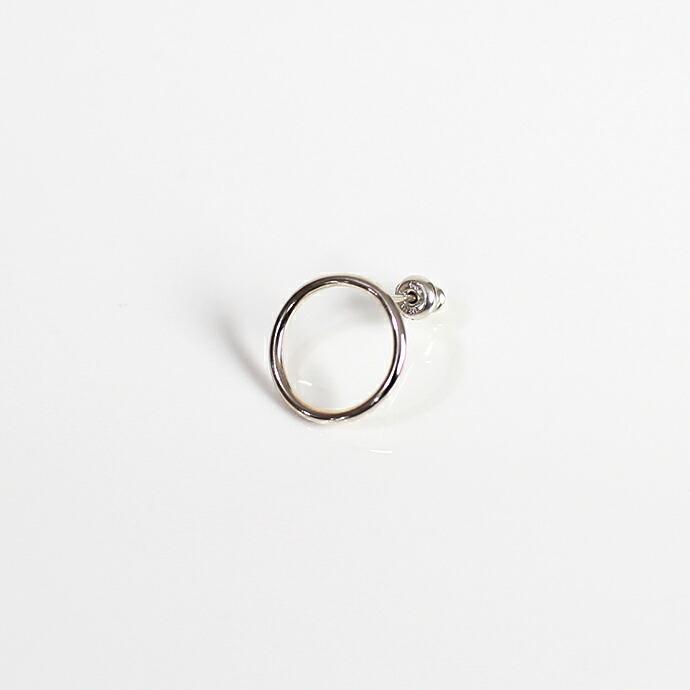 UNKNOWN. (アンノウン) / silver925 U322 THIN CIRCLE ピアス - シルバー (片耳タイプ) レディース メンズ ユニセックス ギフト プレゼント ア… | UNKNOWN. | 01
