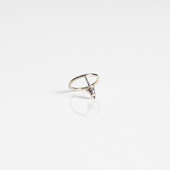 UNKNOWN. (アンノウン) / silver925 U322 THIN CIRCLE ピアス - シルバー (片耳タイプ) レディース メンズ ユニセックス ギフト プレゼント ア… | UNKNOWN. | 02
