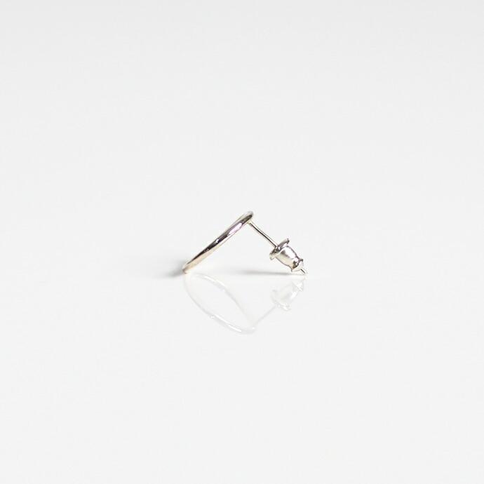 UNKNOWN. (アンノウン) / silver925 U322 THIN CIRCLE ピアス - シルバー (片耳タイプ) レディース メンズ ユニセックス ギフト プレゼント ア… | UNKNOWN. | 03