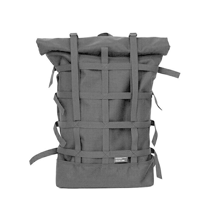 BRAASI INDUSTRY（ブラアシィインダストリー） / リュック 黒 メンズ ビジネス 大容量 WEBBING - 18L Black 耐水ロールトップバックパック ブラ… | 