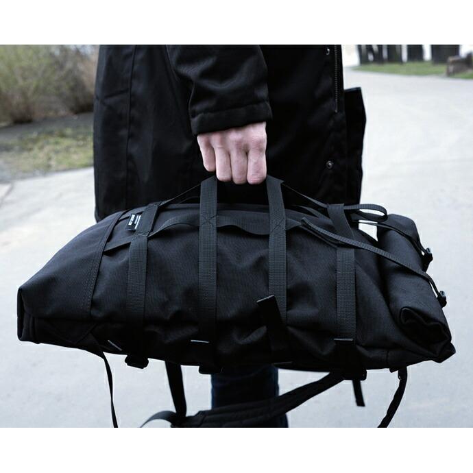 BRAASI INDUSTRY（ブラアシィインダストリー） / リュック 黒 メンズ ビジネス 大容量 WEBBING - 18L Black 耐水ロールトップバックパック ブラ… |  | 02